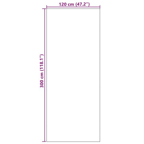 RÓŻOWA WYCIERACZKA PRALNA 120X300CM