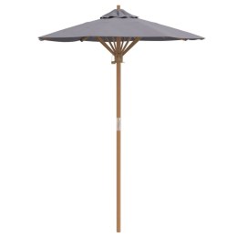 PARASOL OGRODOWY CIEMNOSZARY 150X210CM Z BAMBUSA