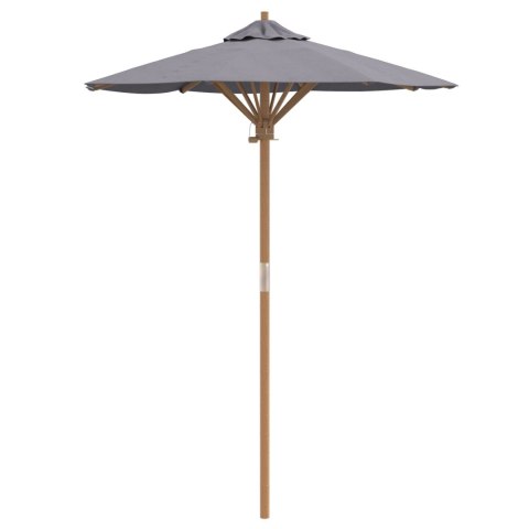 PARASOL OGRODOWY CIEMNOSZARY 150X210CM Z BAMBUSA