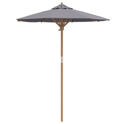 PARASOL OGRODOWY CIEMNOSZARY 180X230CM Z BAMBUSA