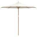 PARASOL OGRODOWY KREMOWY 270X260CM BAMBOO