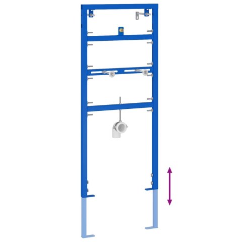 UKRYTA RAMA MONTAŻOWA DO PISUARU 50X115-139CM STAL