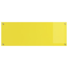 PANEL KUCHENNY OCHRONNY ŻÓŁTY 110X40X0,6CM ZE SZKŁA HARTOWANEGO