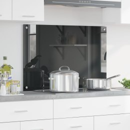 PANEL KUCHENNY OCHRONNY KUCHENNY CIEMNOSZARY 90X60X0,6CM SZKŁO HARTOWANE