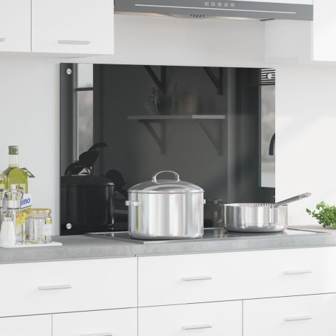 PANEL KUCHENNY OCHRONNY KUCHENNY CIEMNOSZARY 90X60X0,6CM SZKŁO HARTOWANE