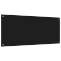 PANEL KUCHENNY OCHRONNY KUCHENNY CZARNY 120X50X0.6CM SZKŁO HARTOWANE