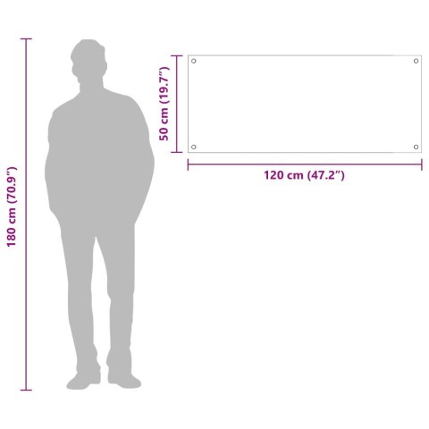 PANEL KUCHENNY OCHRONNY KUCHENNY CZARNY 120X50X0.6CM SZKŁO HARTOWANE