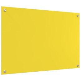 PANEL KUCHENNY OCHRONNY KUCHENNY ŻÓŁTY 90X60X0,6CM SZKŁO HARTOWANE