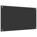 PANEL OCHRONNY DO KUCHNI CIEMNOSZARY 90X50X0,6CM SZKŁO HARTOWANE