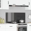 PANEL OCHRONNY DO KUCHNI CIEMNOSZARY 110X50X0,6CM SZKŁO HARTOWANE