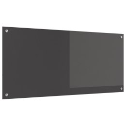 PANEL OCHRONNY DO KUCHNI CIEMNOSZARY 110X50X0,6CM SZKŁO HARTOWANE