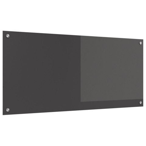 PANEL OCHRONNY DO KUCHNI CIEMNOSZARY 110X50X0,6CM SZKŁO HARTOWANE