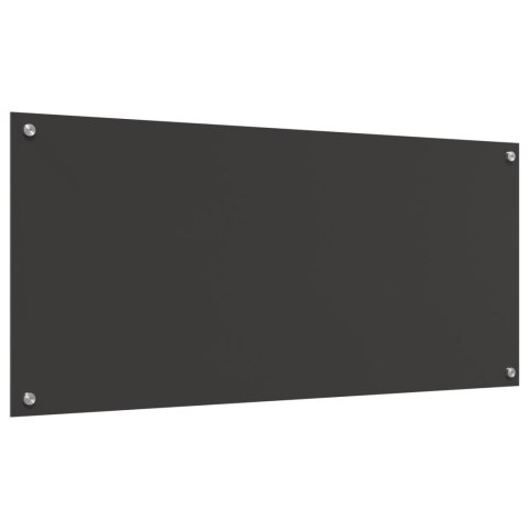 PANEL OCHRONNY DO KUCHNI CIEMNOSZARY 110X50X0,6CM SZKŁO HARTOWANE