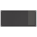 PANEL OCHRONNY DO KUCHNI CIEMNOSZARY 110X50X0,6CM SZKŁO HARTOWANE