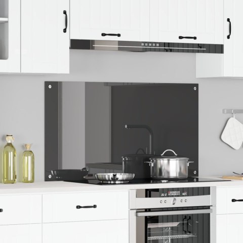 PANEL OCHRONNY DO KUCHNI CIEMNOSZARY 110X60X0,6CM SZKŁO HARTOWANE