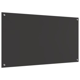 PANEL OCHRONNY DO KUCHNI CIEMNOSZARY 110X60X0,6CM SZKŁO HARTOWANE