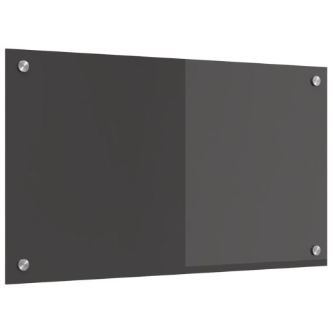 PANEL OCHRONNY DO KUCHNI CIEMNOSZARY 70X40X0,6CM SZKŁO HARTOWANE