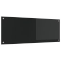 PANEL OCHRONNY DO KUCHNI CZARNY 110X40X0,6CM SZKŁO HARTOWANE
