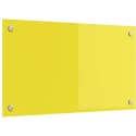 PANEL OCHRONNY DO KUCHNI ŻÓŁTY 70X40X0,6CM SZKŁO HARTOWANE