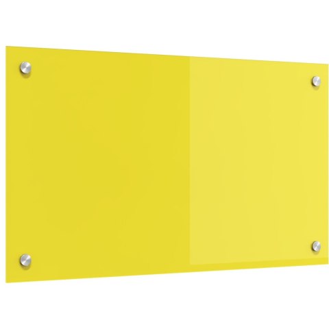 PANEL OCHRONNY DO KUCHNI ŻÓŁTY 70X40X0,6CM SZKŁO HARTOWANE