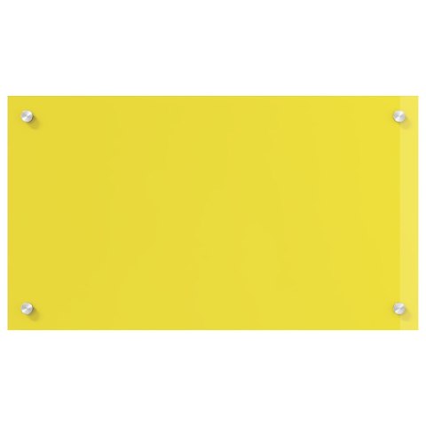 PANEL OCHRONNY DO KUCHNI ŻÓŁTY 70X40X0,6CM SZKŁO HARTOWANE