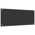 PANEL OCHRONNY DO KUCHNI CIEMNOSZARY 100X40X0,6CM ZE SZKŁA HARTOWANEGO