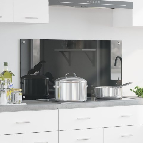 PANEL OCHRONNY DO KUCHNI CIEMNOSZARY 100X50X0,6CM SZKŁO HARTOWANE