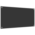 PANEL OCHRONNY DO KUCHNI CIEMNOSZARY 100X50X0,6CM SZKŁO HARTOWANE