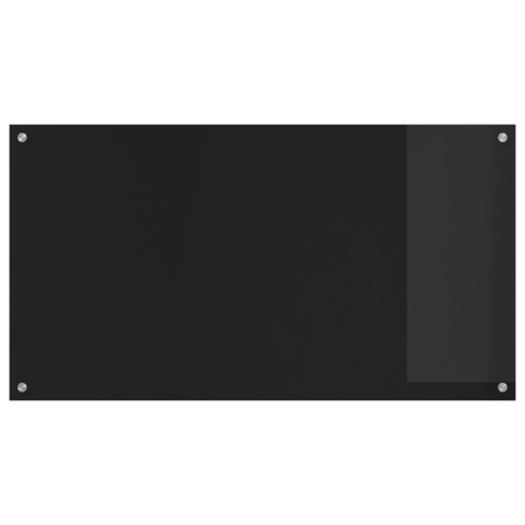 PANEL KUCHENNY OCHRONNY KUCHENNY CZARNY 110X60X0,6CM SZKŁO HARTOWANE
