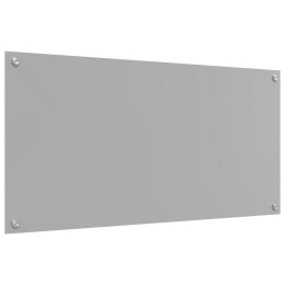 PANEL KUCHENNY OCHRONNY KUCHENNY JASNOSZARY 100X50X0,6CM SZKŁO HARTOWANE