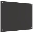 PANEL KUCHENNY OCHRONNY KUCHENNY CIEMNOSZARY 80X60X0.6CM ZE SZKŁA HARTOWANEGO