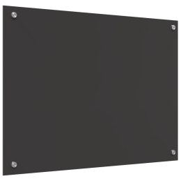 PANEL KUCHENNY OCHRONNY KUCHENNY CIEMNOSZARY 80X60X0.6CM ZE SZKŁA HARTOWANEGO