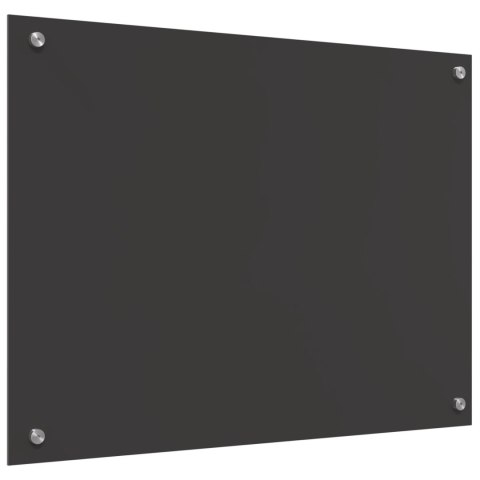 PANEL KUCHENNY OCHRONNY KUCHENNY CIEMNOSZARY 80X60X0.6CM ZE SZKŁA HARTOWANEGO