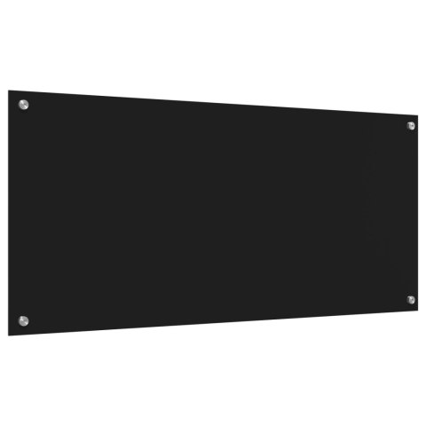 PANEL KUCHENNY OCHRONNY CZARNY 110X50X0,6CM