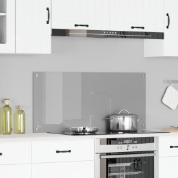 LAMPA ŚCIENNA DO KUCHNI JASNOSZARA 110X50X0,6CM Z HARTOWANEGO SZKŁA