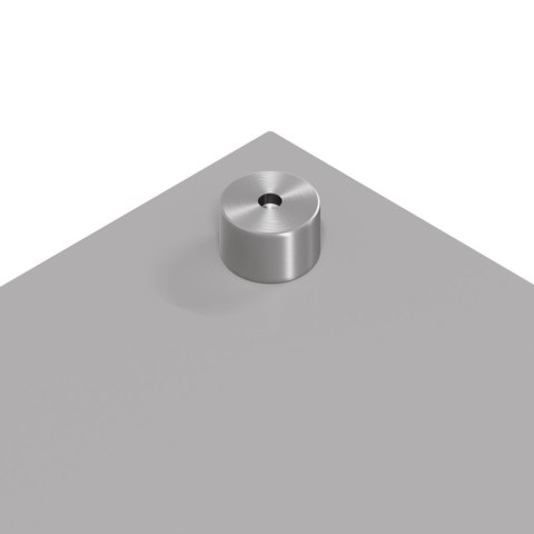 LAMPA ŚCIENNA DO KUCHNI JASNOSZARA 110X50X0,6CM Z HARTOWANEGO SZKŁA