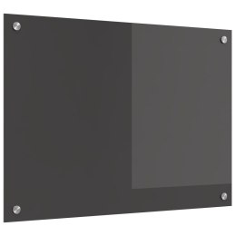 SPLASHBACK DO KUCHNI CIEMNOSZARY 70X50X0,6CM SZKŁO HARTOWANE