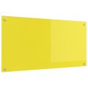 ŻÓŁTY PANEL KUCHENNY OCHRONNY 100X50X0,6CM SZKŁO HARTOWANE