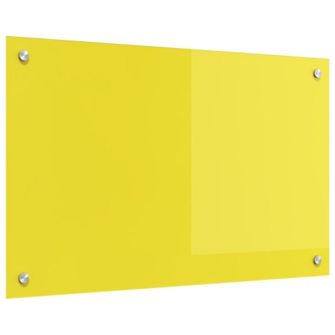 PANEL KUCHENNY OCHRONNY ŻÓŁTY 80X50X0,6CM SZKŁO HARTOWANE