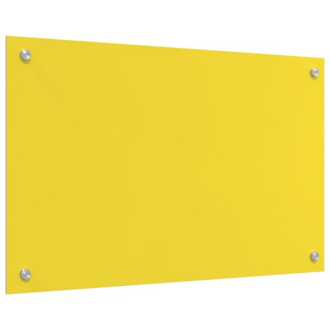 PANEL KUCHENNY OCHRONNY ŻÓŁTY 80X50X0,6CM SZKŁO HARTOWANE
