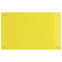 PANEL KUCHENNY OCHRONNY ŻÓŁTY 80X50X0,6CM SZKŁO HARTOWANE