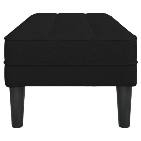 ŁAWKA CZARNY 113X57X39CM TKANINA