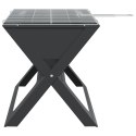 GRILL BBQ - SKŁADANY CZARNY 46X30X31CM ZE STALI
