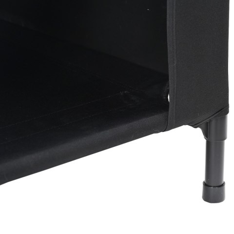 DOMEK BUDA DLA PSA CZARNA TKANINA OXFORD I STAL 75X110X107,5CM