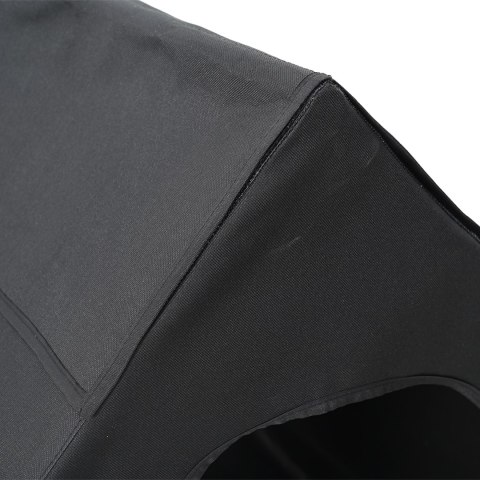 DOMEK BUDA DLA PSA CZARNA TKANINA OXFORD I STAL 75X110X107,5CM