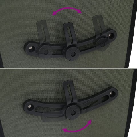 TORBA ROWEROWA NA BAGAŻNIK 20 L OLIWKOWA 34X16X59CM