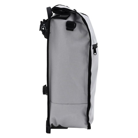 TORBA ROWEROWA NA BAGAŻNIK 20 L SZARA 34X16X59CM