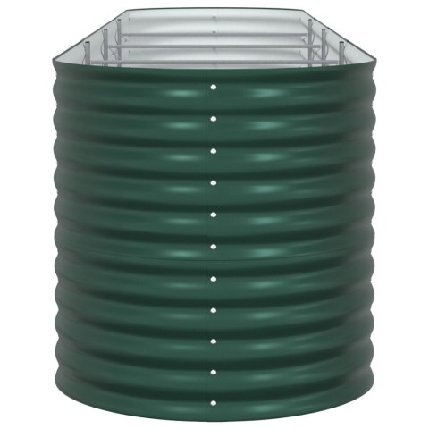 WYŻSZY WARZYWNIAK ZIELONY 400X80X81CM STAL GALWANIZOWANA