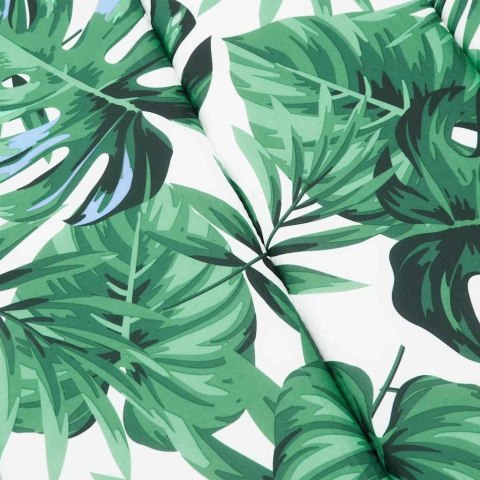 PODUSZKA NA LEŻAK WZÓR W LIŚCIE 180X60X4CM TKANINA OXFORD