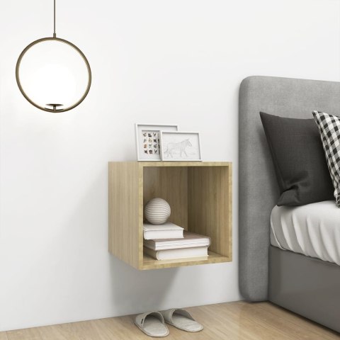 PÓŁKA ŚCIENNA DĄB SONOMA 37X37X37CM